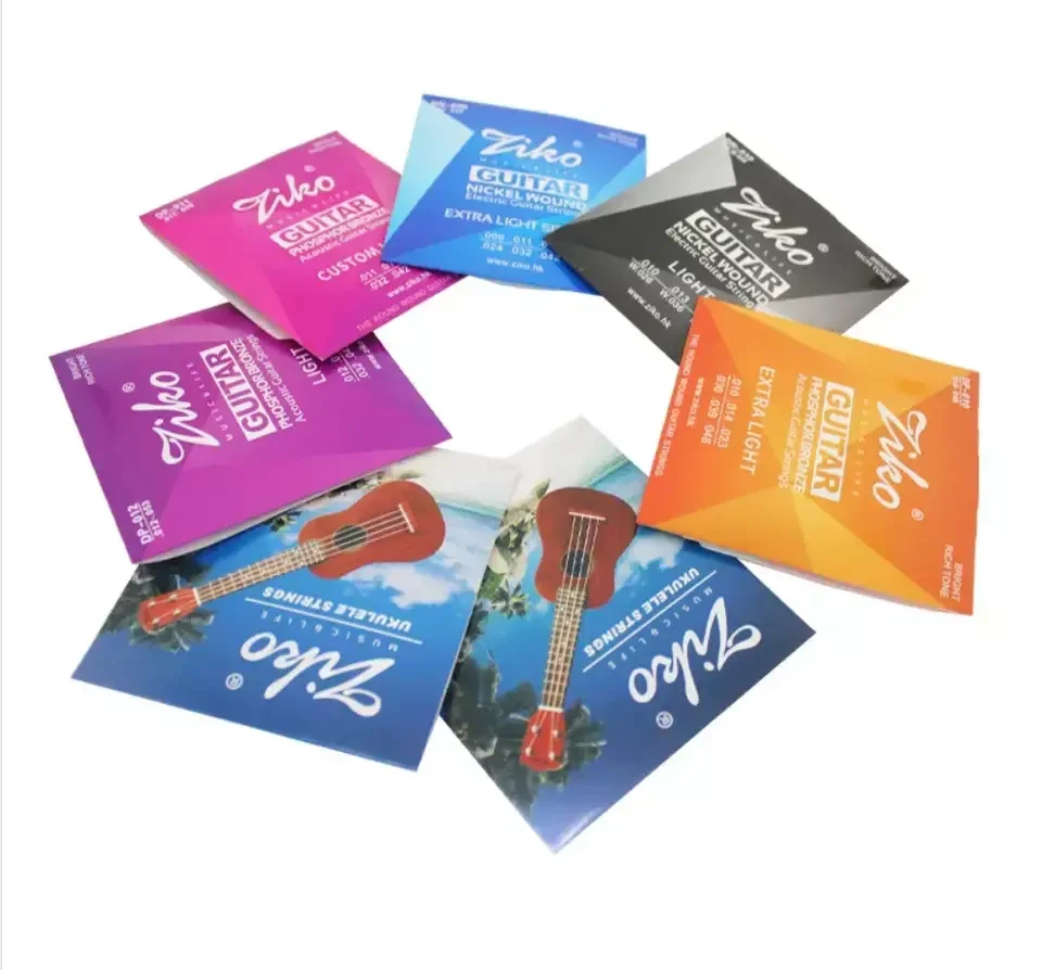 Wholesale Custom DP-010/011/012 Guitar Accessories  6 Steel Strings Phosphor Bronze Exterior Acoustic Guitar Strings for sale