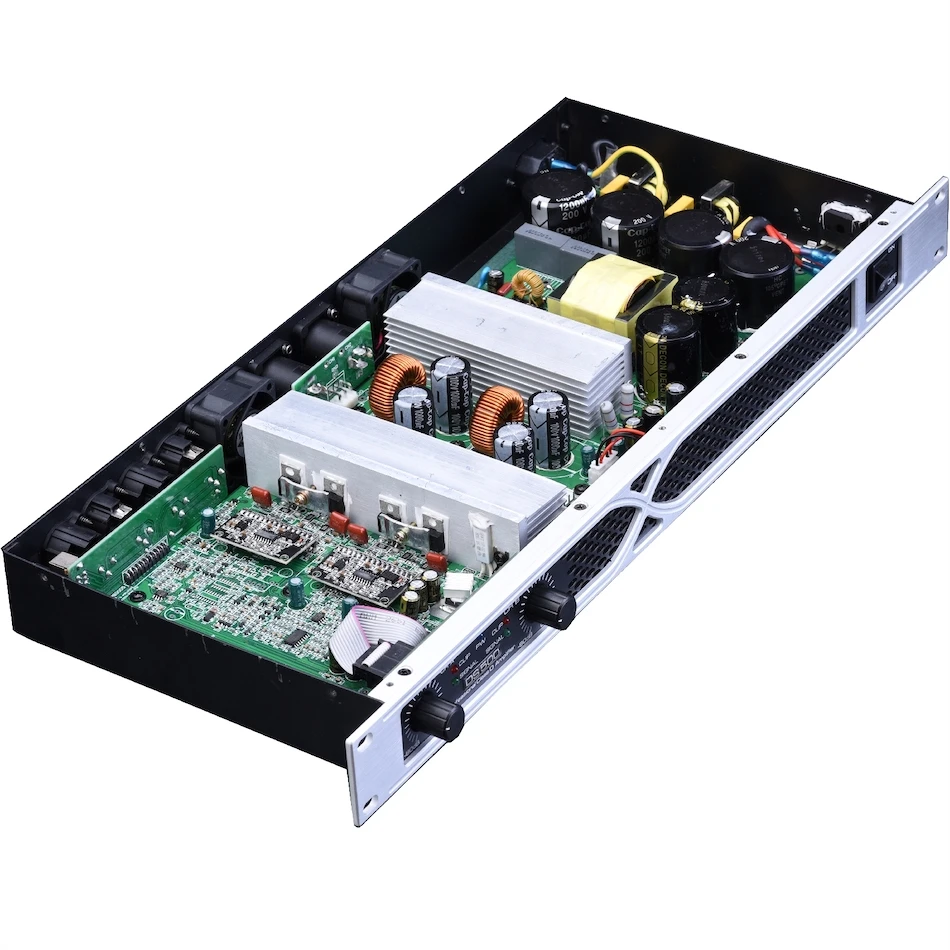 
2 Channel pa amplifier 500w audio amplifier digital amplifier 1u class d for party DJ Prokustk DS500 