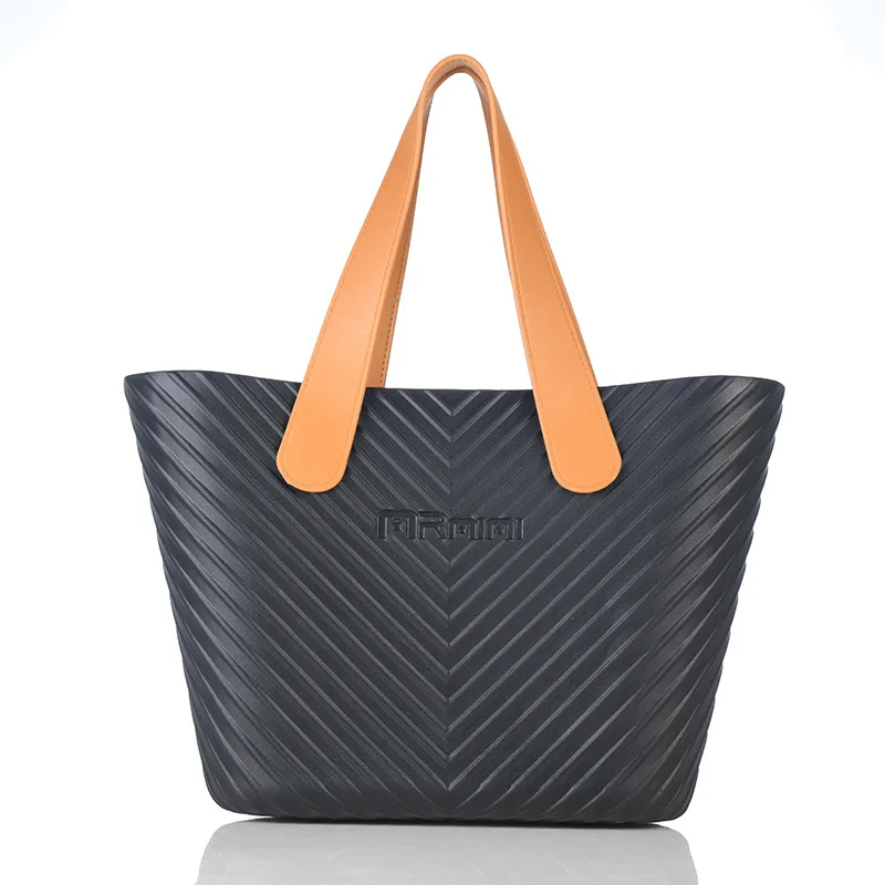 Waterproof Jelly Rubber Bags Manufacturer Women Tote Bolsos De Silicone Para Playa Silicone EVA Beach Bag