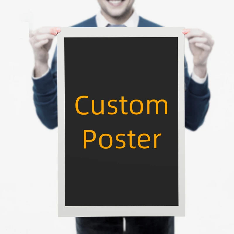 Factory custom wholesale large a0 a1 a2 a3 waterproof vinyl 3d wall poster printing service paper 24x36 service poster prints