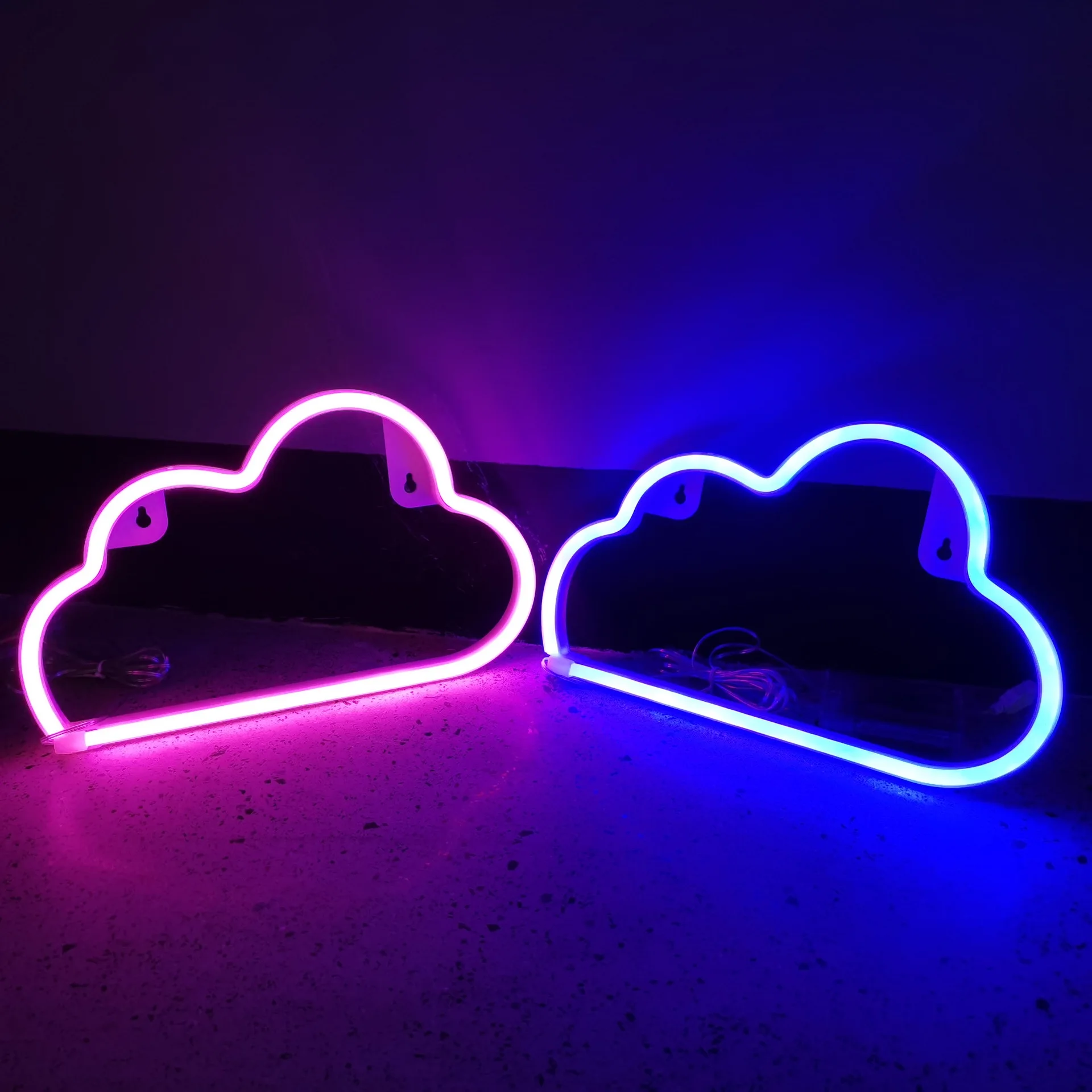 Custom Personalized home art decorative warm white LED cloud neon decor light as perfect gift Neon Lights neon sign