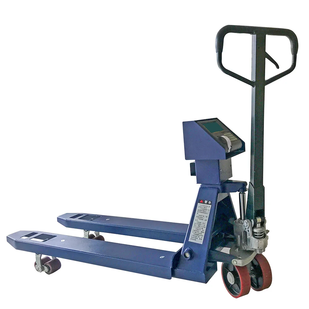 HENER band 3 ton balance weight type forklift truck hand pallet jack scale