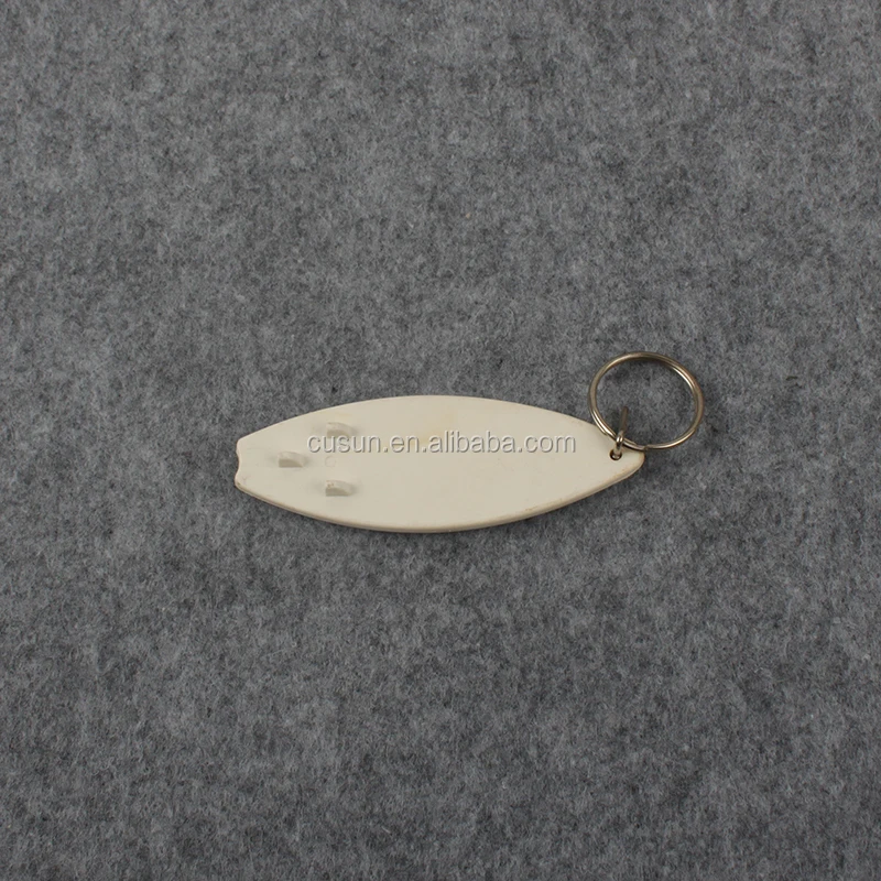 Top quality wholesale cheap Plastic Acrylic surfboard keychain
