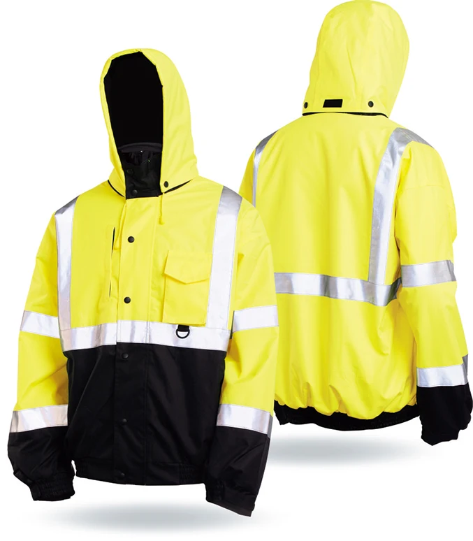 Wholesale  Hi Vis Workwear Clothes High Visibility Construction Work Jacket