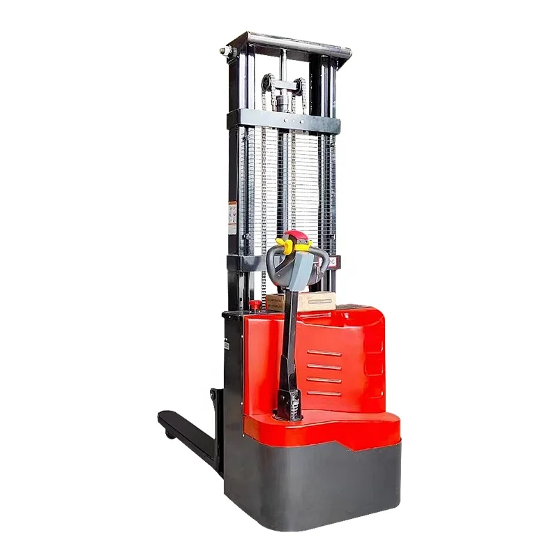 double mast durable 1.2T 1.5T Walkie Electric Pallet Stacker With Good Quality And Low Price