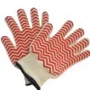 Silicone dot heat-resistant mitten Premium insulated barbecue safety mitten