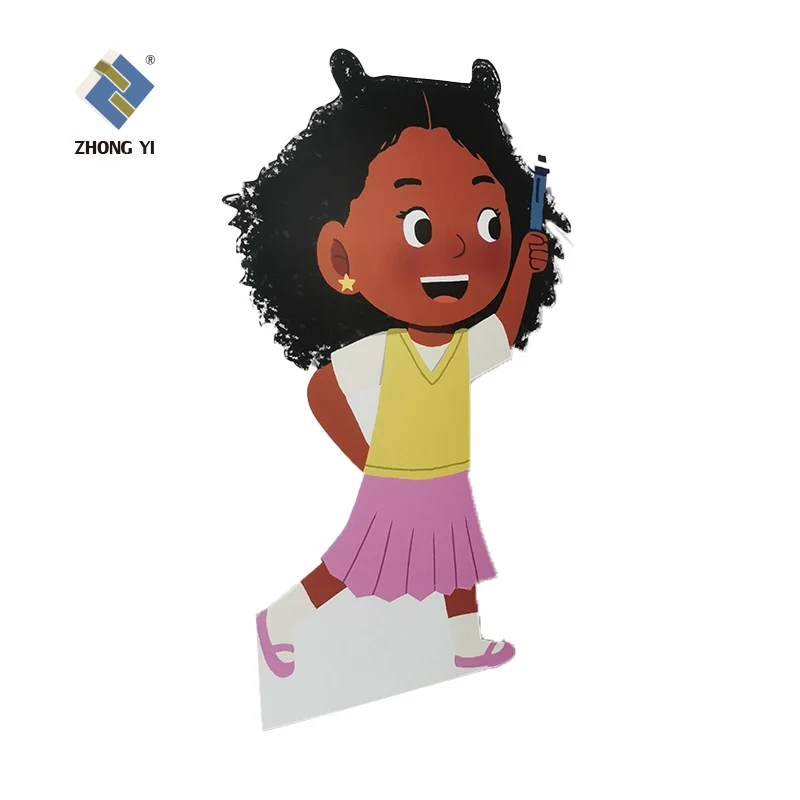 Creative Birthday Design High Quality Life Size Cardboard Cutout for Exhibition