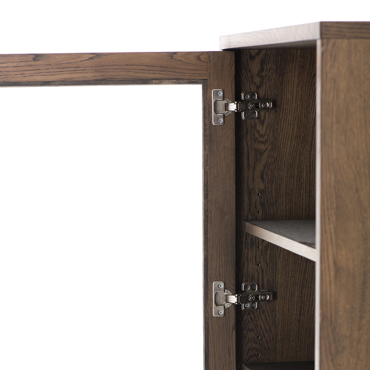 Living Room Furniture Vintage Modern Wooden Buffet Sideboard For Home Corner Home Coffee Wine Bar Cabinet With 2 Drawers