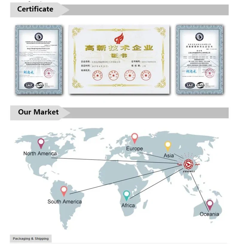 Zhongli 3 inch 3 holes Diamond Grinding Block Disc For Polishing Smoothing Stone Concrete Floor