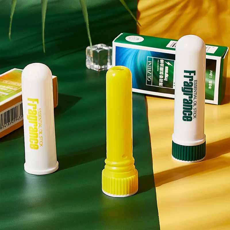 Wholesale OEM Pure Aromatherapy Carrier Oil Nasal Inhaler OEM Private Label Menthol Essential Oil Nose Inhaler Global