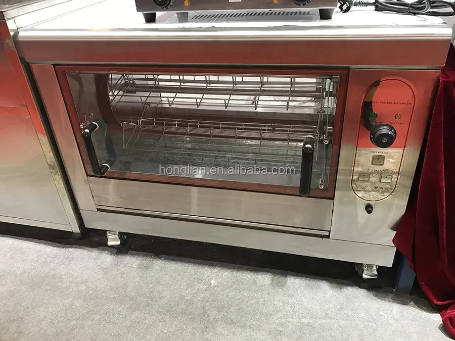 4 Wheels Rotisserie Chicken Gas Oven/Chicken Rotisserie for Sale/Rotisserie