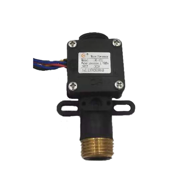 DN15 Plastic Temperature Sensing Probe Magnetic Water Flow Sensor Flowmeter