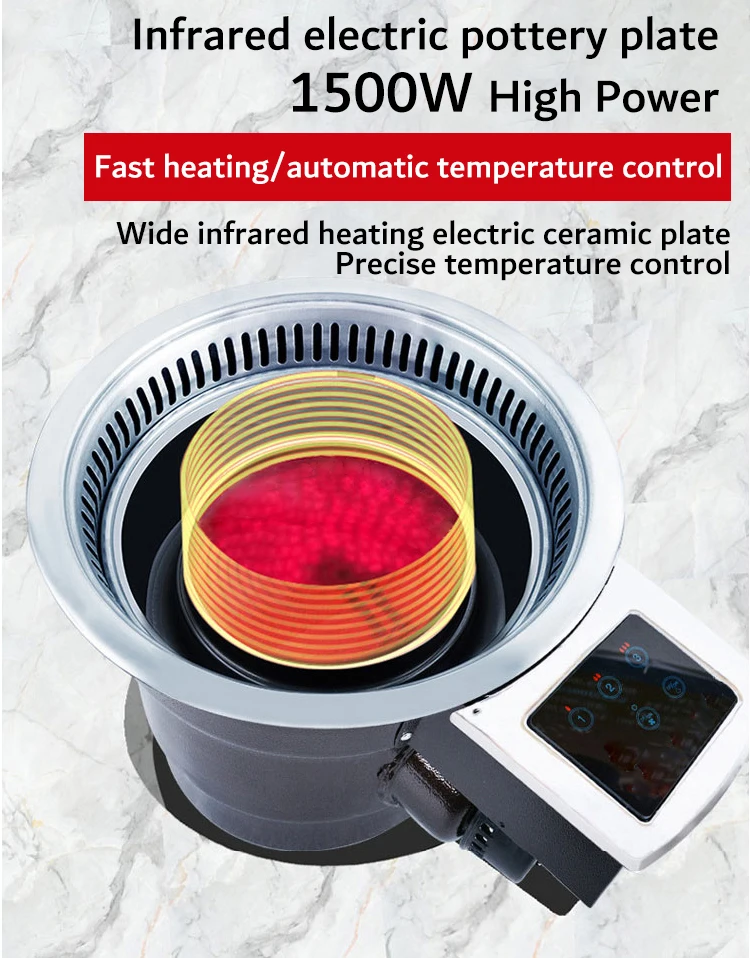 BBQ Grill Charcoal Smokeless Korean Barbecue Grill