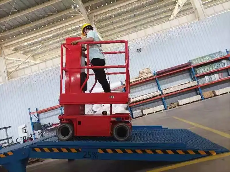 VBWP Series 3.6m 4.8m 6m Mini Portable Stable Professional Telescopic Boom Vertical Aerial Working Lift Platform