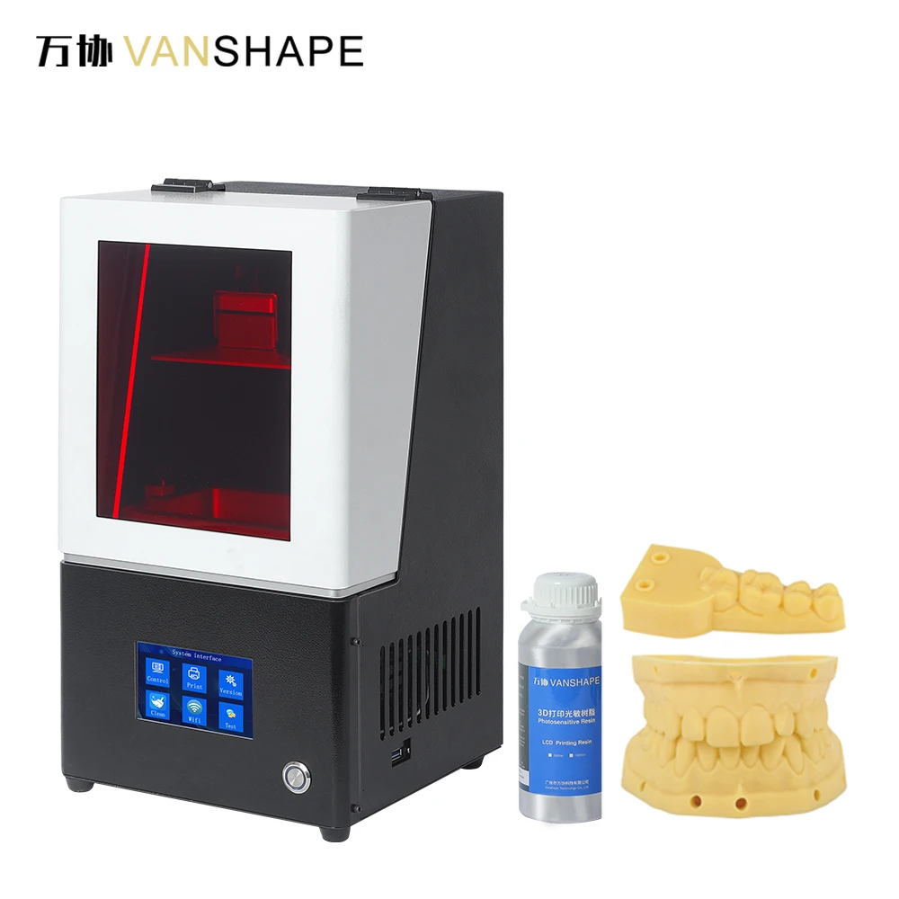 Vanshape 6.08 Inch UV Resin LCD 3D Printer 2K Photosensitive Resin Jewelry 3D Printer