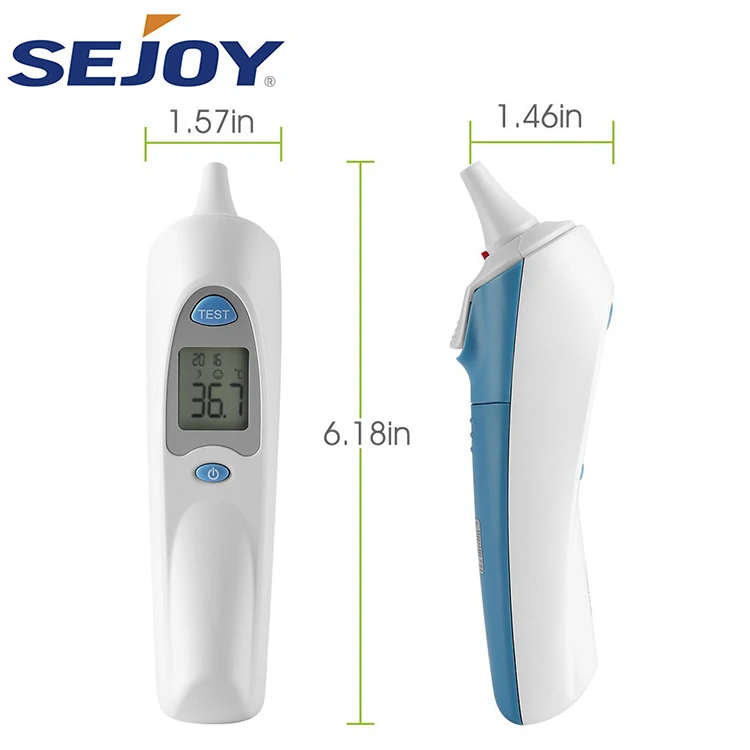 Sejoy Medical Baby Adult Ear Temperature Colorful Digital Infrared Thermometer