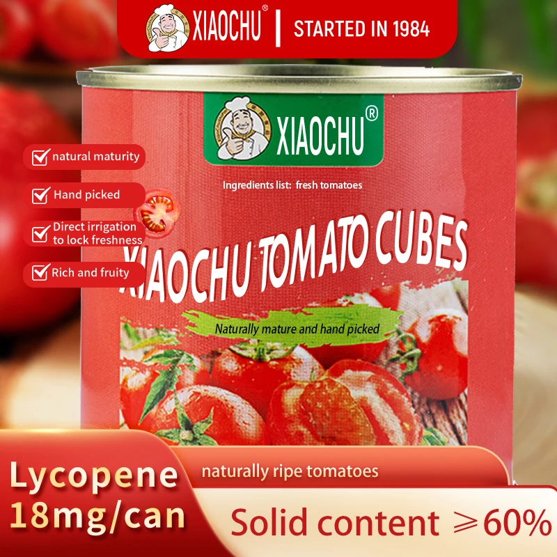 Delicious Sweet Sour Diced Frozen Tomato Crushed Tomatoes In Puree Diced Camned Tomato