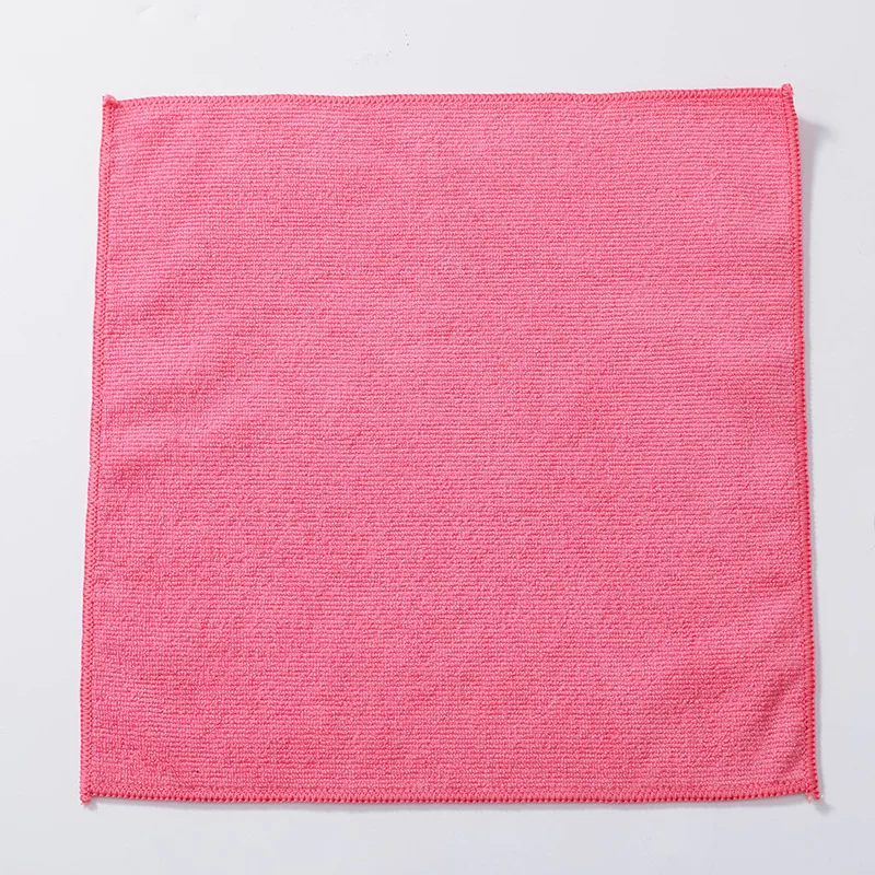Multiple Colors 80% Polyester 20% Polyamide 30*30cm Kitchen Rags Car Washing Towels 4 Color Assorted Microfiber Cleaning Cloth