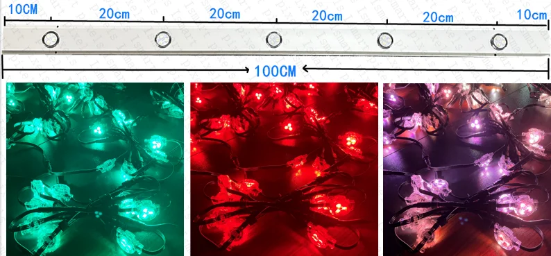 Puck Jellyfish лампа ws2811 Светодиодная точка пикселя свет диаметр 20 мм smd5050 драгоценный камень Светодиодный точечный