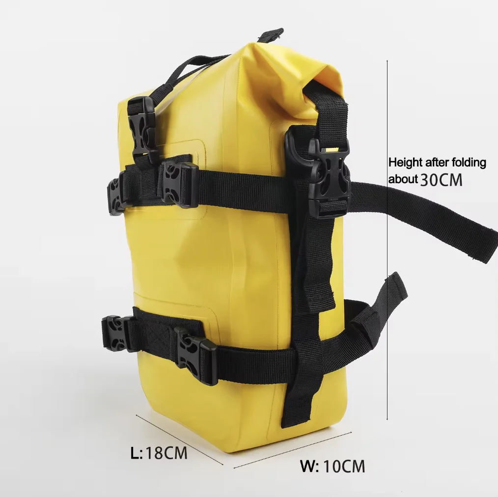 SOLO WILD   Motorcycle Riding Bumper Waterproof Bag Wear-resistant Detachable Motorcycle Saddle Bag