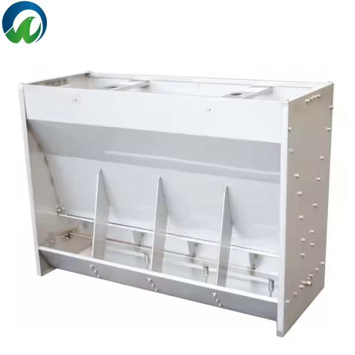 Double Side 304 Stainless Steel Pig Feeder Dry and Wet for Fattening Pig Nursery Pig Home Use Animal Feeders Used Condition