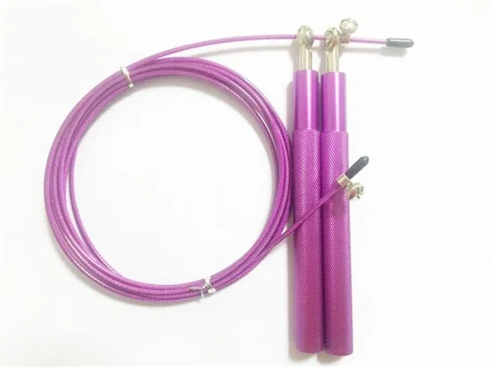 China Wholesale Length Adjustable Durable Good Quality Pvc Jump Rope Man Teenagers Play Fast Speed Ropes