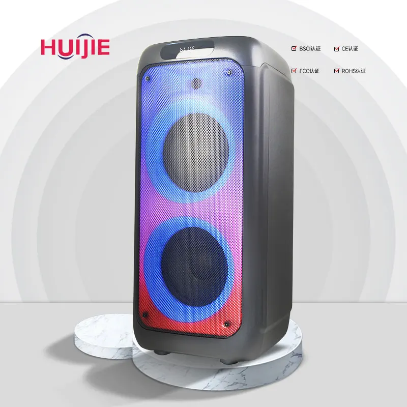 caixa via disco speakers karaoke home speaker systems partybox 1000