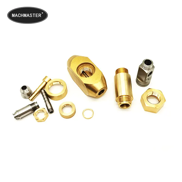 steel brass metal precision cnc machining mirror polishing brass parts cnc machine coolant nozzles ball