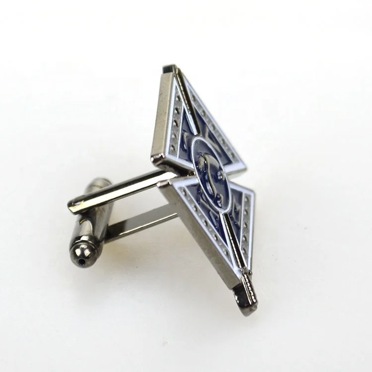 Artigifts high quality blanks wholesale stainless steel men fashion luxury gemstone cufflinks