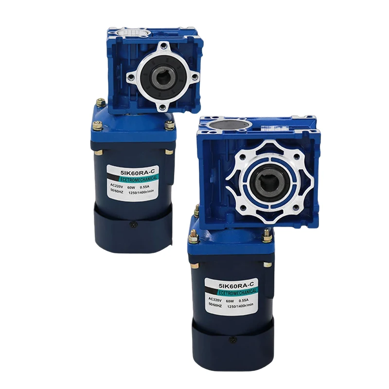 NMRV 40 food machinery industry low noise worm gearbox reducer for wide stage equipment worm geared motor