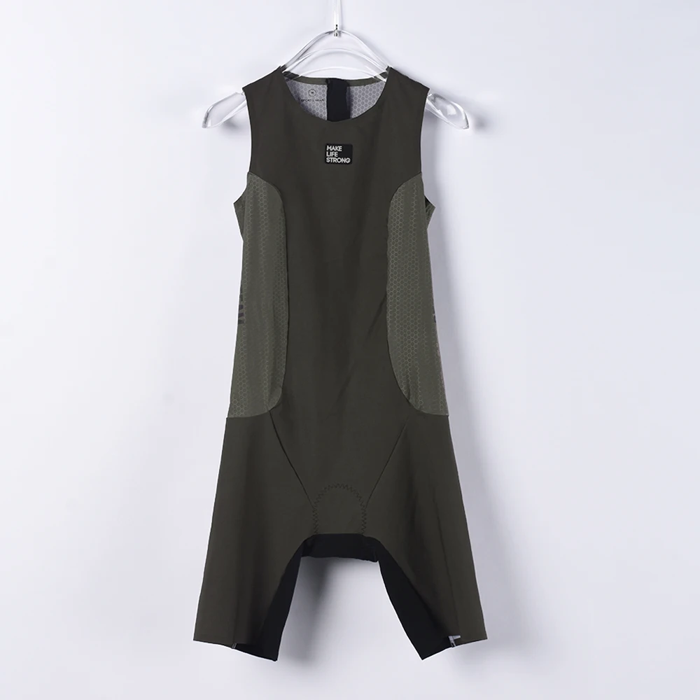 Custom Cycling Triathlon Clothing Sleeveless Tri Suit for Men and Women Lycra Fabric Triathlon Suit Manufacturer