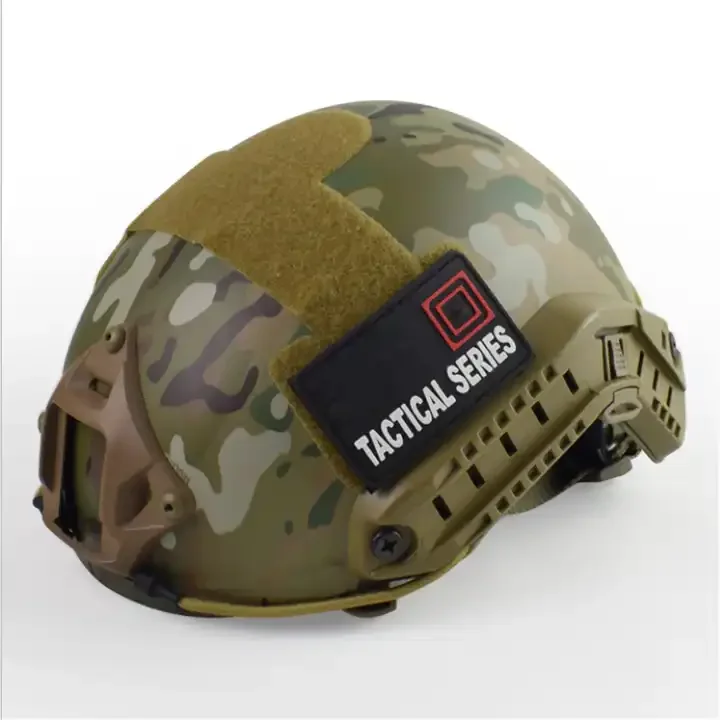 Light Camo Multicam Color Safety Helmet YF Aramid Material FAST Tactical Training Helmet