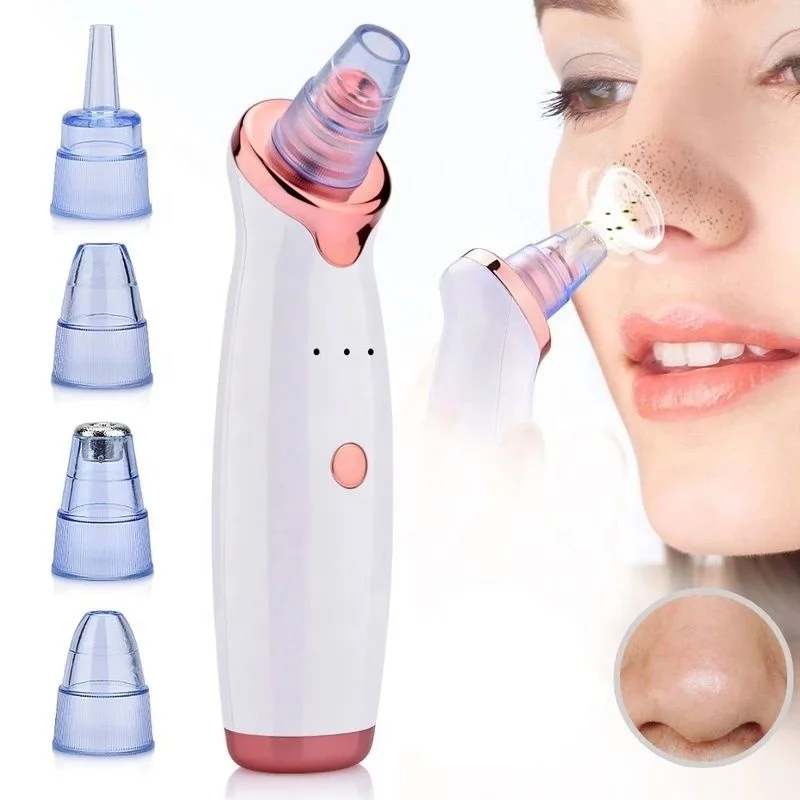 Home New Facial Blackhead Remover Electric Pore Cleaner Face Deep Nose Cleaner T Zone Pore Acne Pimple Removal Vacuum Suction