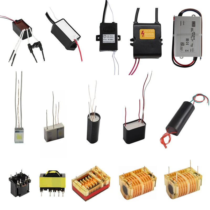 High Voltage Single Phase Ignition Transformer Module Copper Flyback Topology for GAS BURNER Input Voltage 15KV Frequency 50HZ