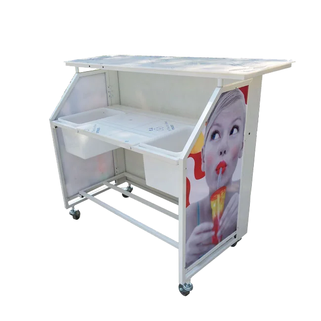 aluminum DJ table new design portable folding  with customized logo led lighting laptop stand