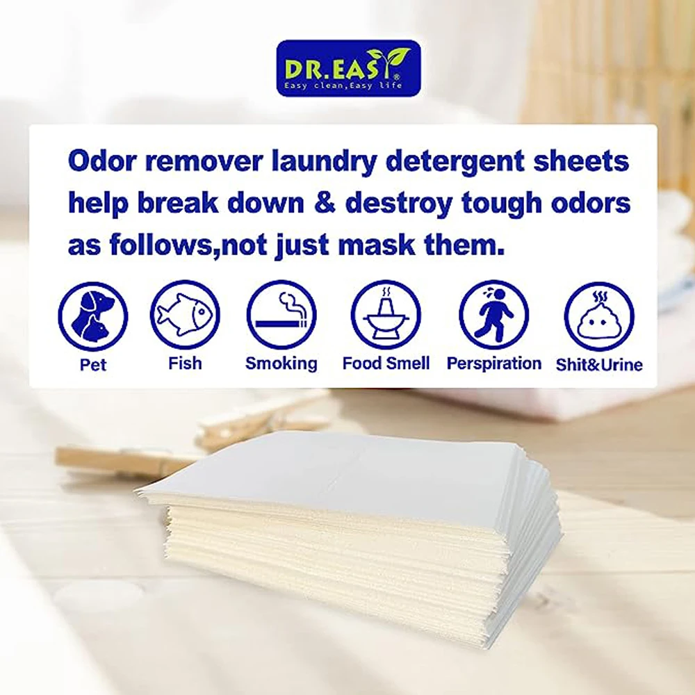 Ultra Clean Fresh Linen Biodegradable Laundry Detergent Sheets