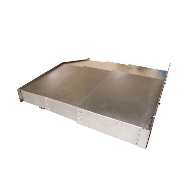 Krius Incremental Telescopic  Steel Plate  CNC Machine Protect Guide Way Guard Shield