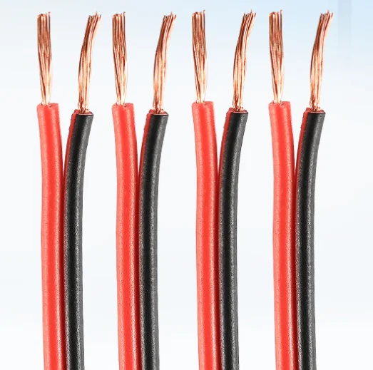 3core 3*1.5mm flexible cable connecting wire electrical 2core copper wire cca cable factory price flat electrical wire