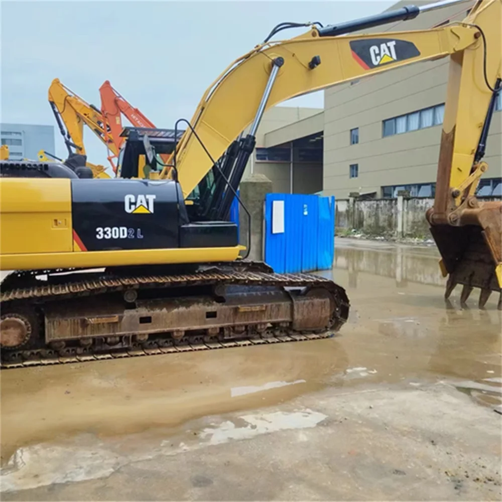Used Caterpillar 330D2L Excavator 20 Ton Operating Weight Key Components Pump Motor Gear Gearbox Bearing Engine Crawler type