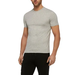 T Shirts in Bulk  Blank Fitness Wear Men Gym Tshirts Blank Crew Neck 95 Cotton 5 Elastane Workout T Shirts in Bulk