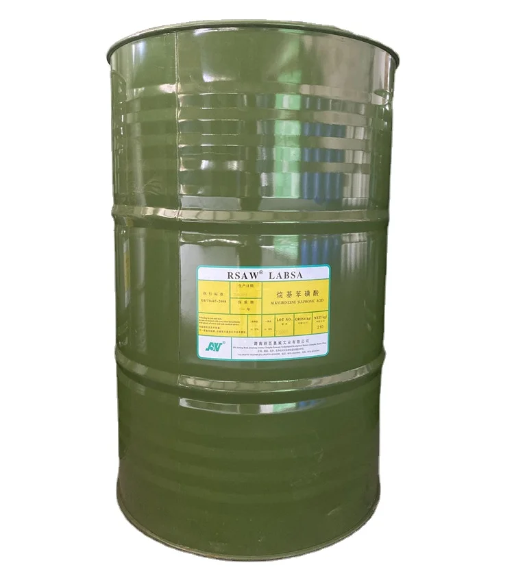 
Detergent raw material Linear alkyl benzenesulphonate LABSA Linear Alkyl Benzen Sulphonic Acid 