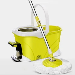 Hot sale Rotary Cleaning Mop with bucket Household Home Easy Use 360 floor Flat Telescopic Handle Mopa Wholesale OEM customized