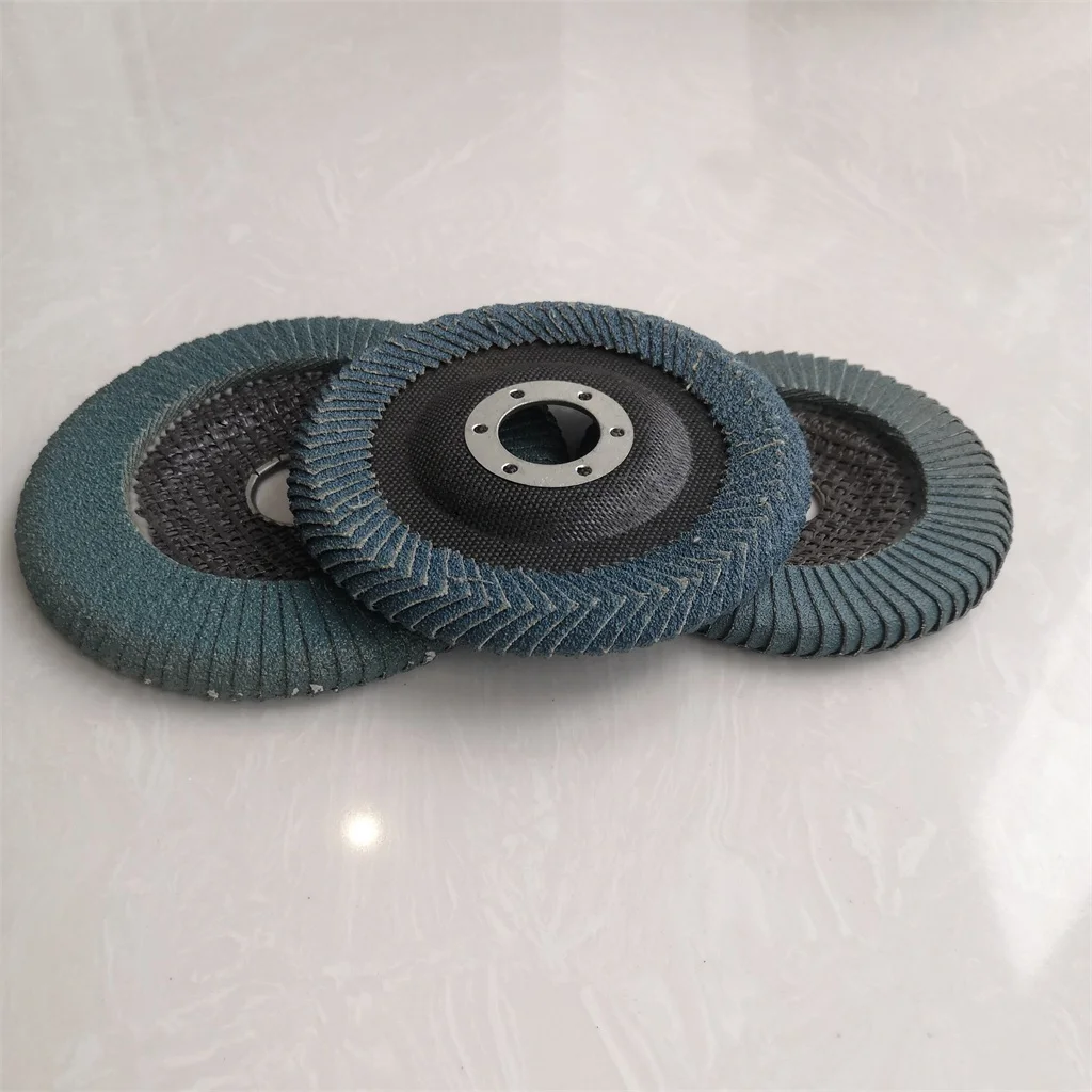 High Reputation Stain Steel Colorful Round Shaped  Flap Disc For Wood Polishing