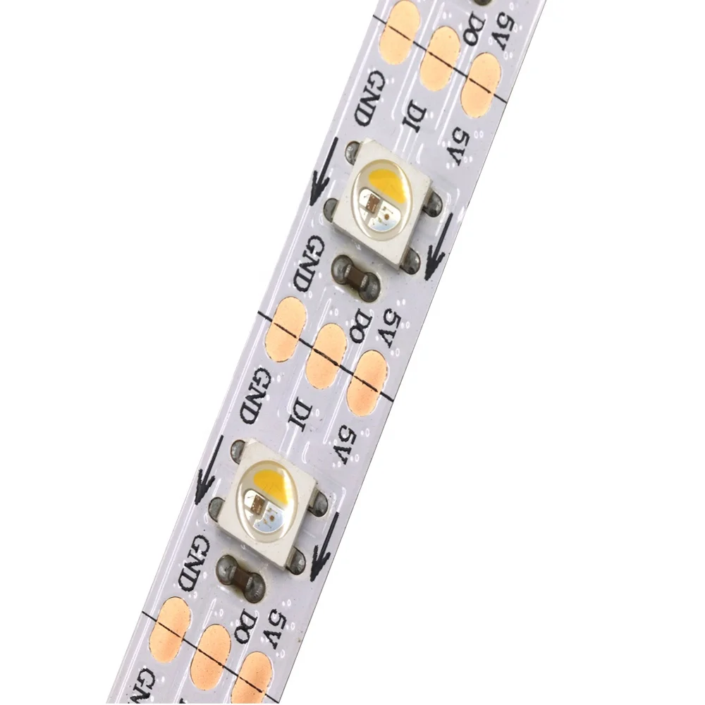 5 в 18 Вт 10 мм ширина Ic Sk6812 60LED Rgbww гибкие светодиодные пиксели полосы света для отеля сад парк