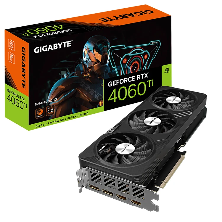 GIGABYTE GeForce RTX 4060 Ti GAMING OC 8G Graphics Card With 8GB GDDR6 128-bit Memory Support OverClock