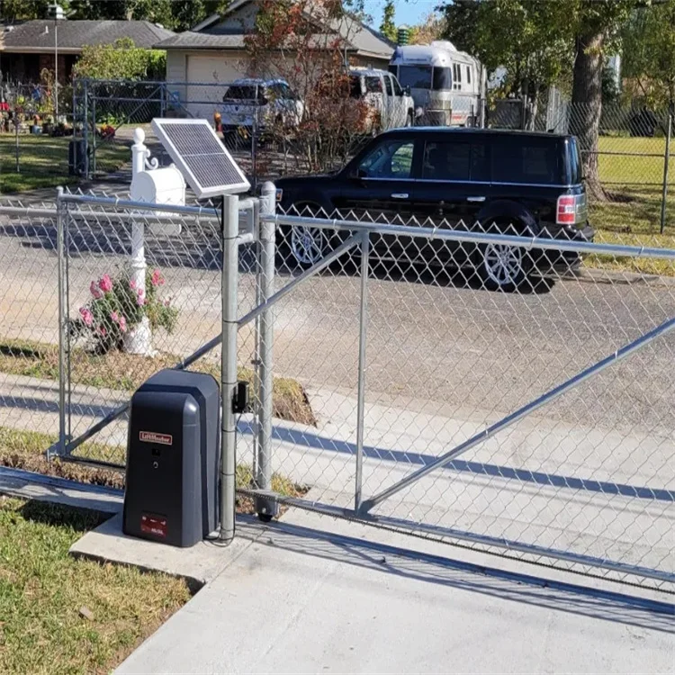 hot dipped galvanized Cantilever Gate Chain Link Fence Slide Gate KIT self welding with Cantilever Rollers
