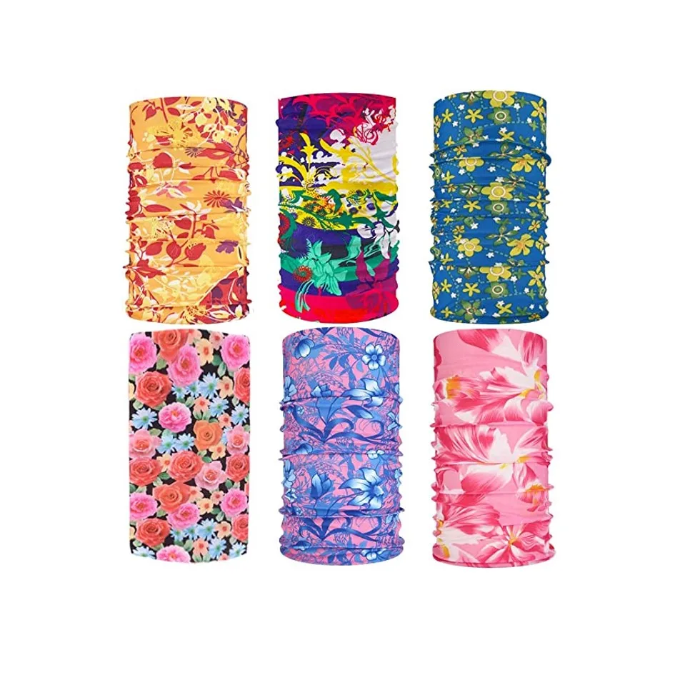 BSBH Wholesale Bandana Design Your Own Logo Bandanas Neck Gaiter Sublimation Printing Tube Seamless Custom Bandana With Logo