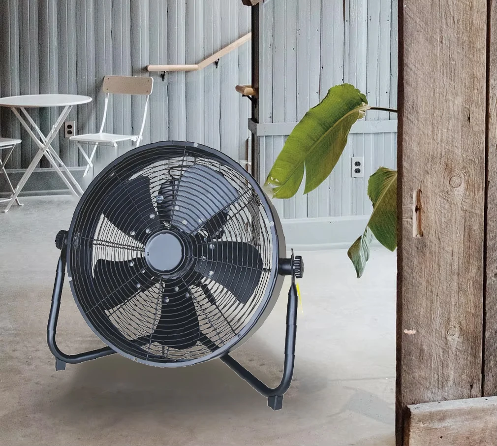 20 INCH Hot Selling Electric Fan Household Outdoor Indoor Industrial Floor Fan Portable Strong Wind Quality Motor