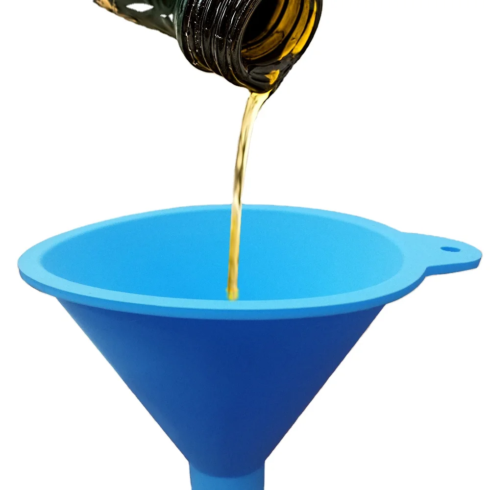 100% Пищевая силиконовая воронка на заказ многоразовая пищевая Воронка с широким горлком кухонные принадлежности для выпечки