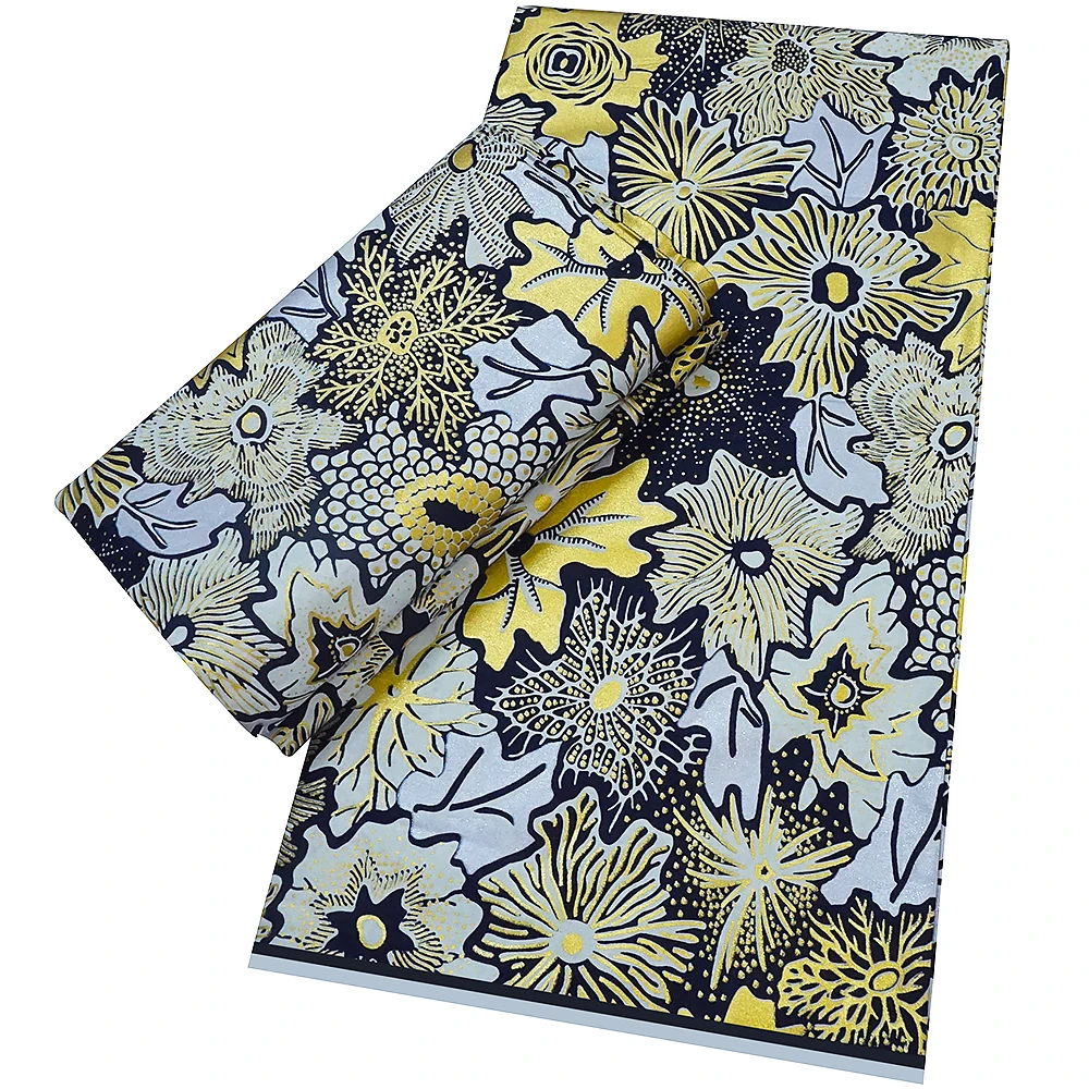 Factory Wholesale Cheap Price pagne africain Golden Wax Print african fabrics Textile Ankara  Batik Nigeria Wax Fabric Loincloth